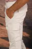 Chile Men's cargo pants in stretch satin Extra Slim Fit ① sold by Mason's