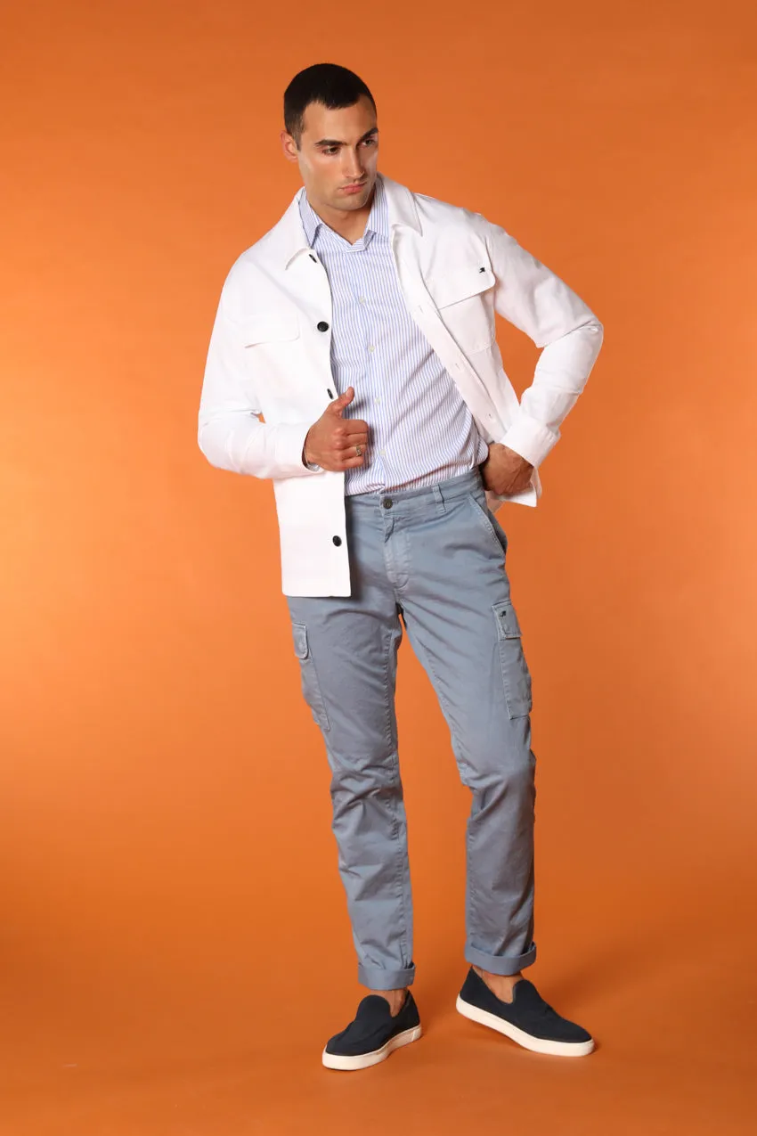 Chile Men's cargo pants in stretch satin Extra Slim Fit ① sold by Mason's product image thumbnail 2