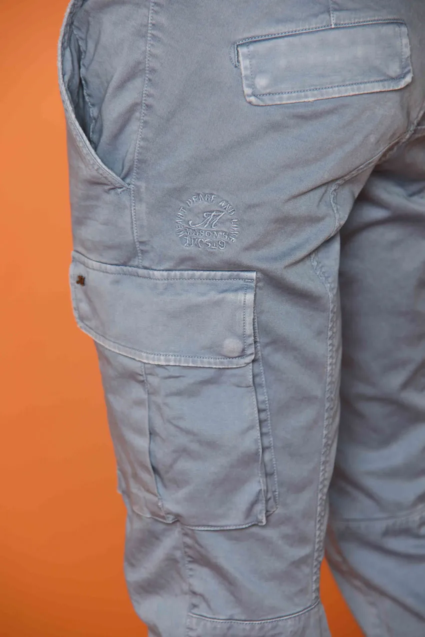 Chile Men's cargo pants in stretch satin Extra Slim Fit ① sold by Mason's product image thumbnail 3