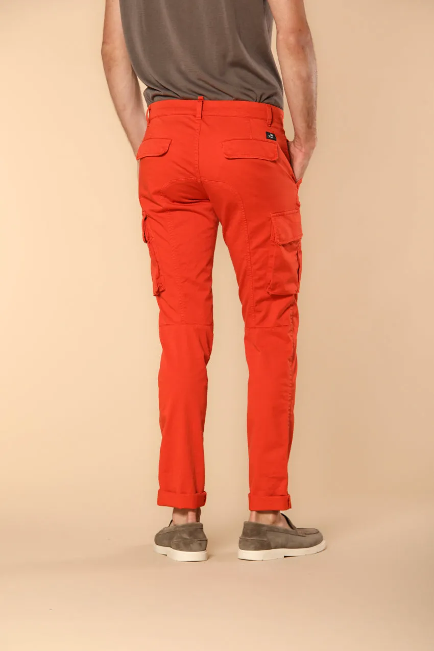 Chile Men's cargo pants in stretch satin Extra Slim Fit ① sold by Mason's product image thumbnail 5