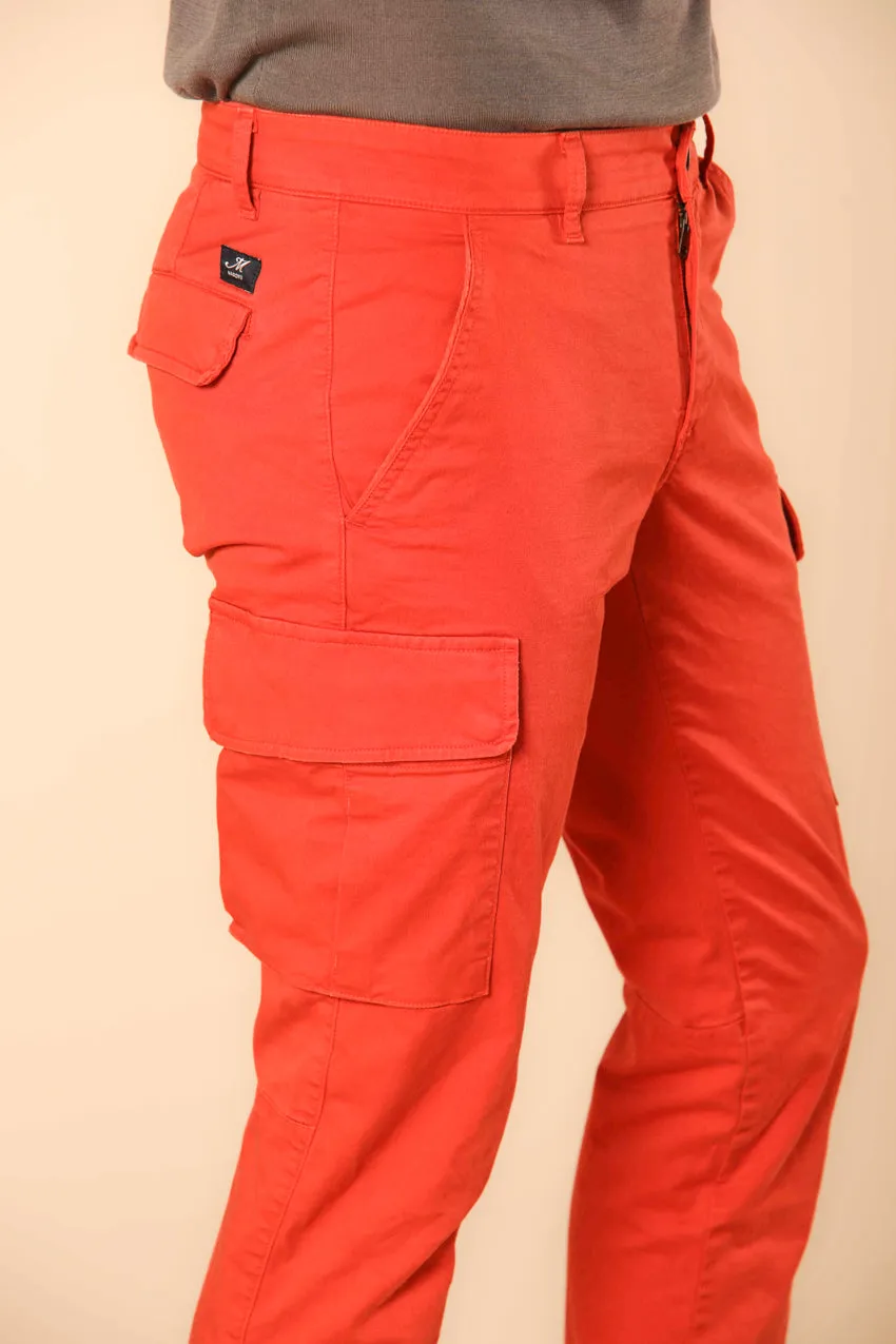 Chile Men's cargo pants in stretch satin Extra Slim Fit ① sold by Mason's product image thumbnail 2