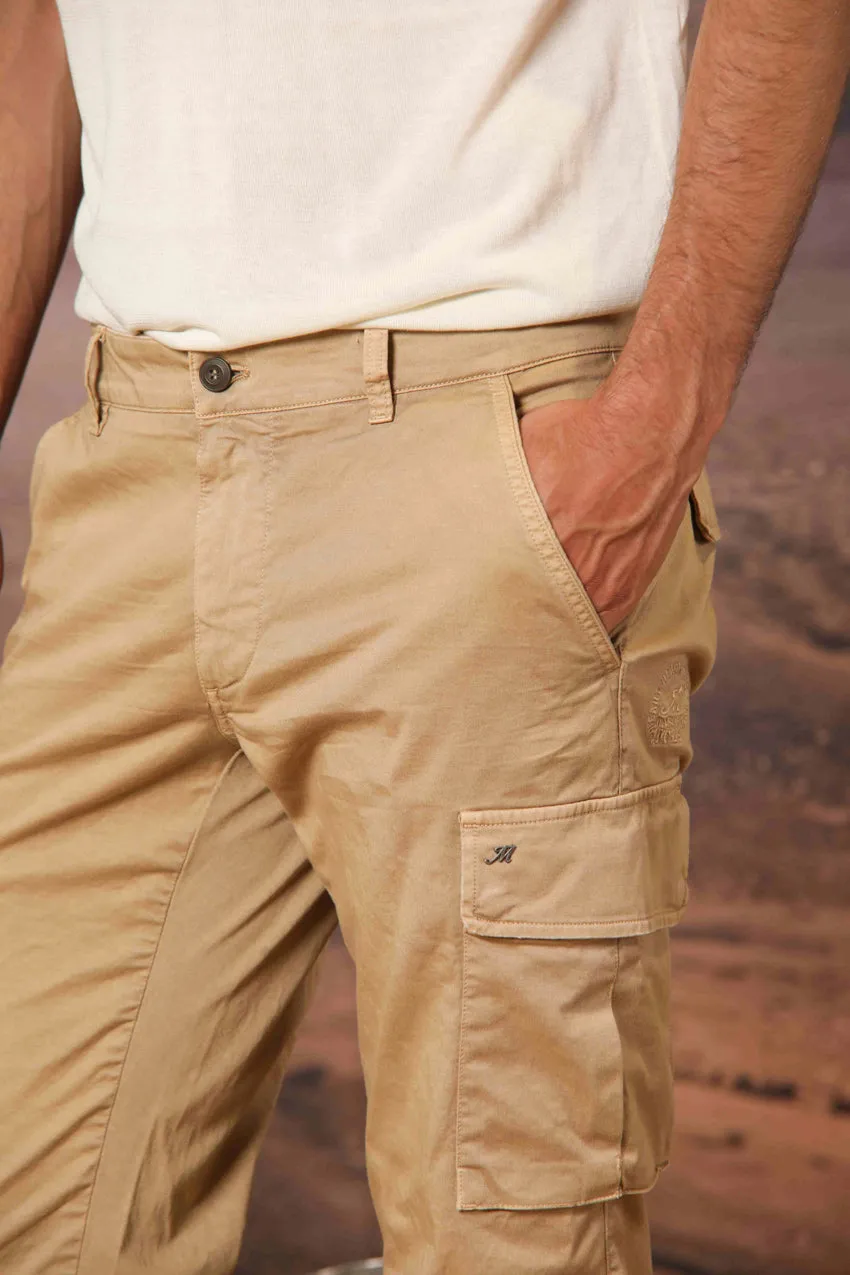 Chile Men's cargo pants in stretch satin Extra Slim Fit ① sold by Mason's product image thumbnail 2