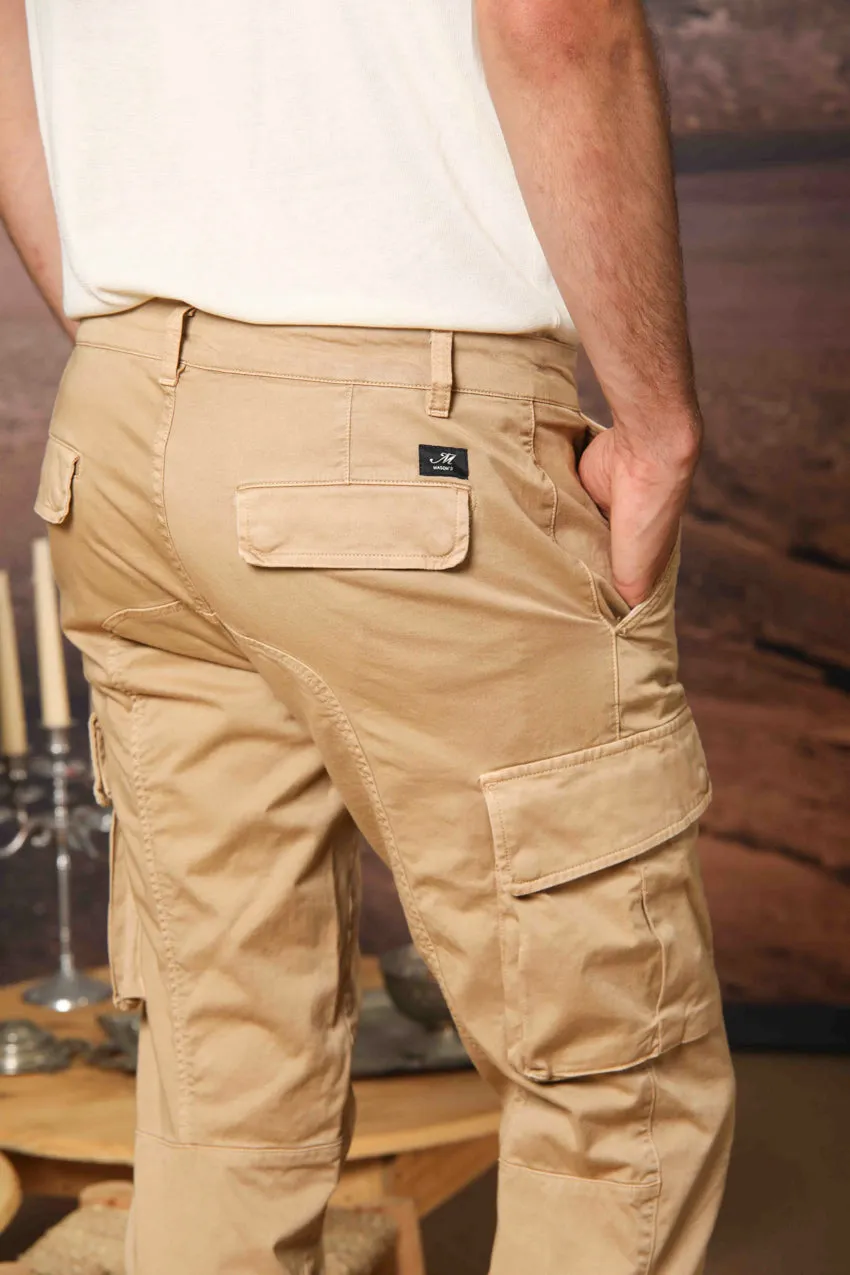 Chile Men's cargo pants in stretch satin Extra Slim Fit ① sold by Mason's product image thumbnail 3