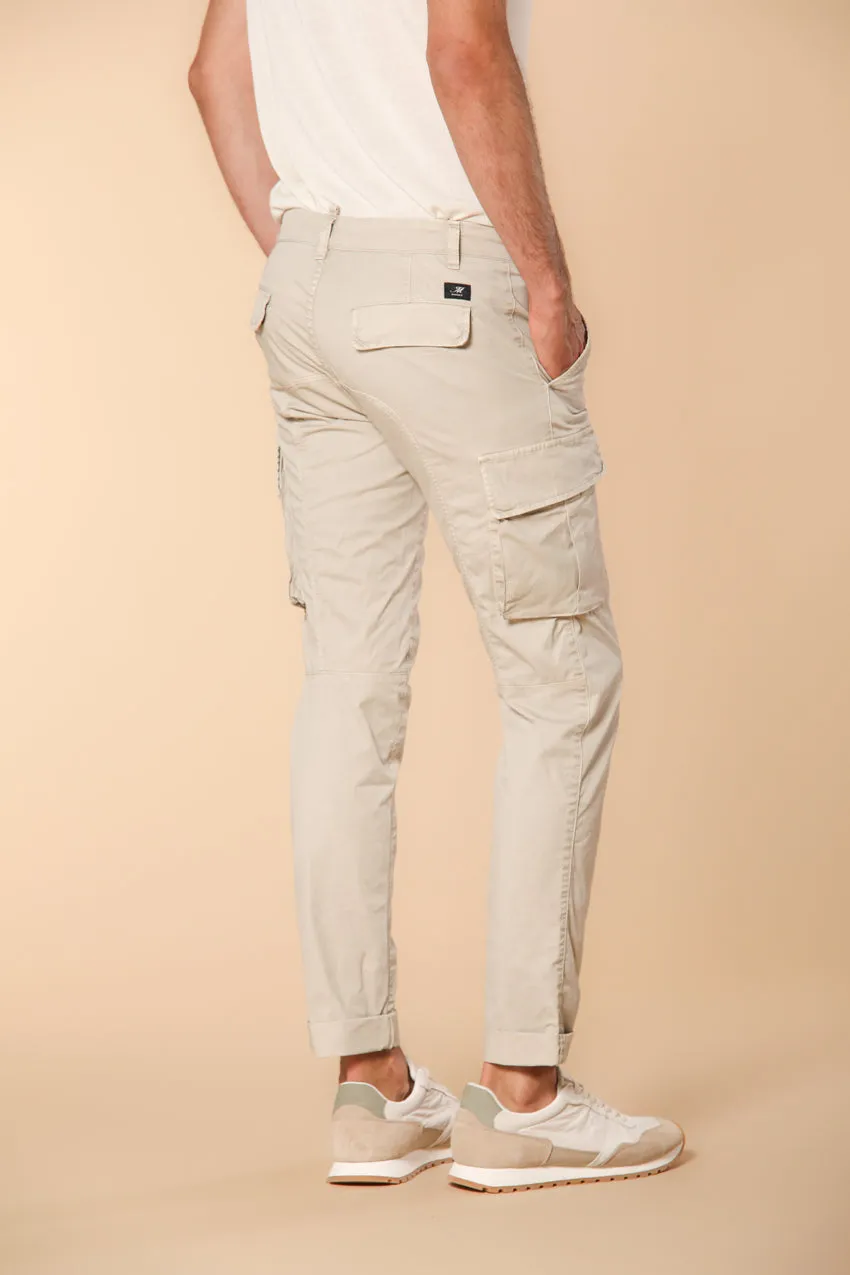 Chile Men's cargo pants in lightweight pima cotton twill special washing Extra-Slim Fit sold by Mason's product image thumbnail 5