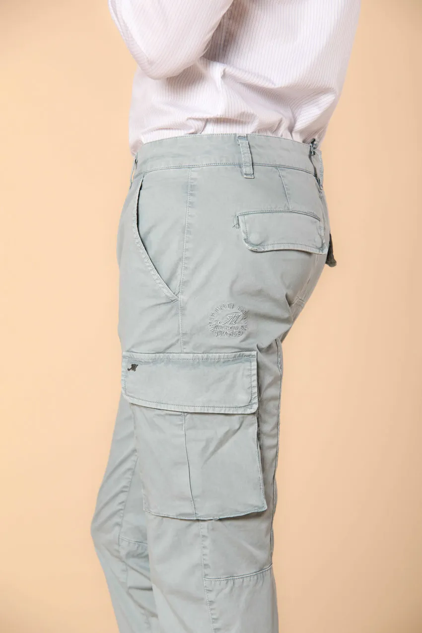 Chile men's Cargo Pants in lightweight Pima cotton twill special washing Extra-Slim Fit sold by Mason's product image thumbnail 3