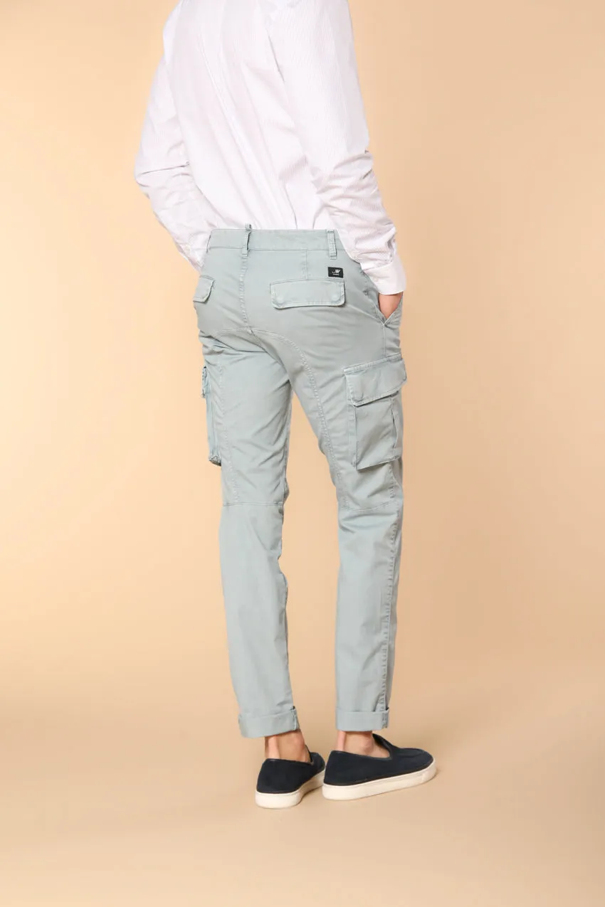 Chile men's Cargo Pants in lightweight Pima cotton twill special washing Extra-Slim Fit sold by Mason's product image thumbnail 5