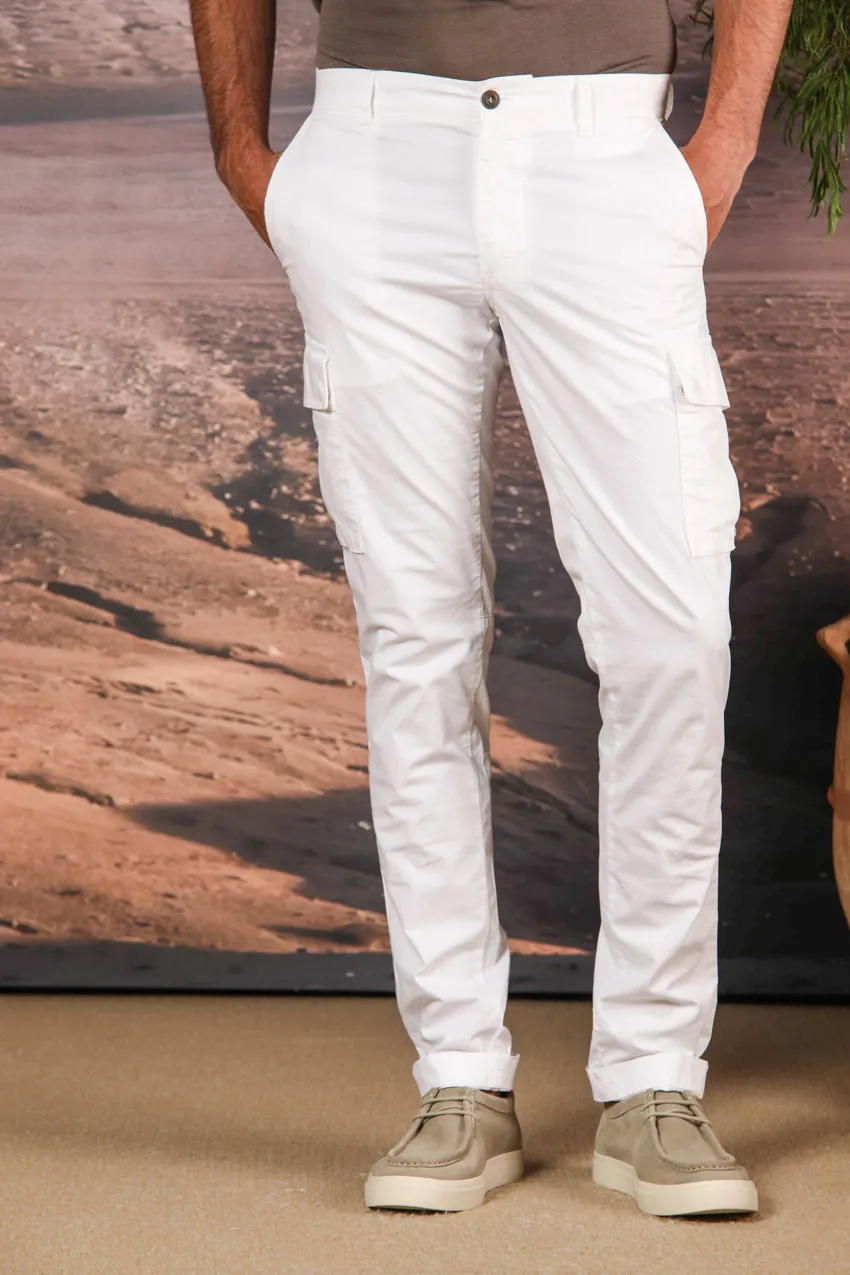 Chile men's Cargo pants in stretch pima cotton Regular Fit sold by Mason's