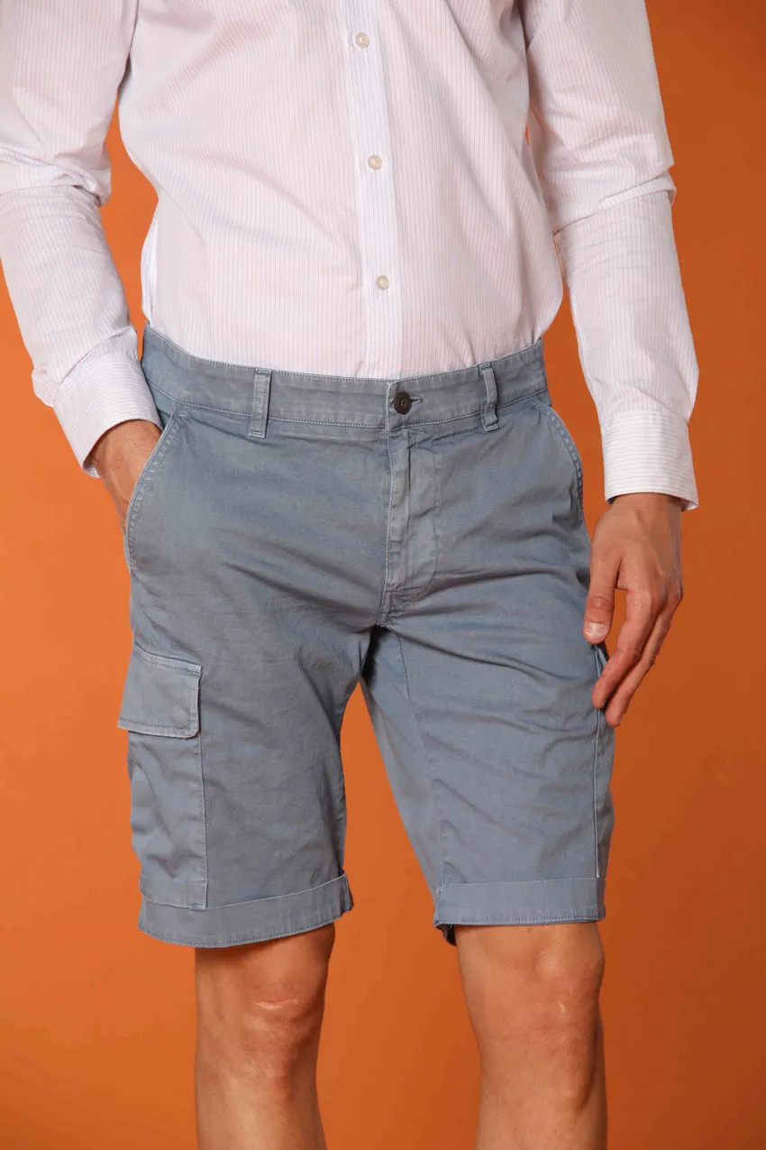 Chile men's cargo bermuda shorts in stretch satin Slim fit ① sold by Mason's