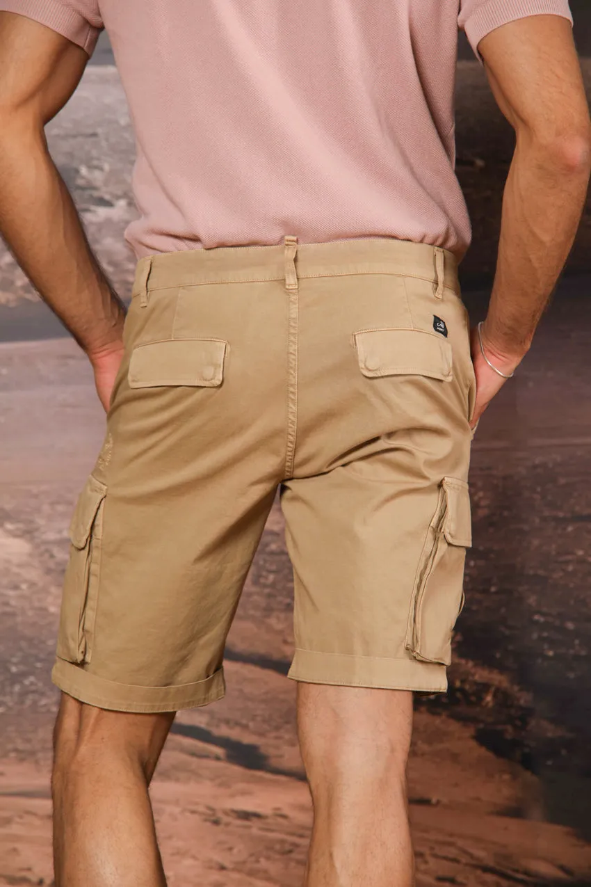 Chile men's cargo bermuda shorts in stretch satin Slim fit ① sold by Mason's product image thumbnail 4