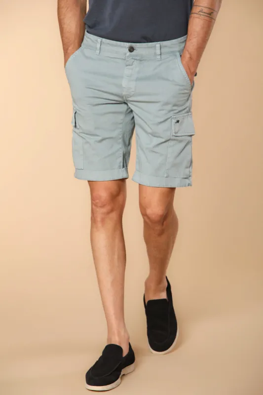 Chile men's cargo bermuda shorts in stretch satin Slim fit ① sold by Mason's