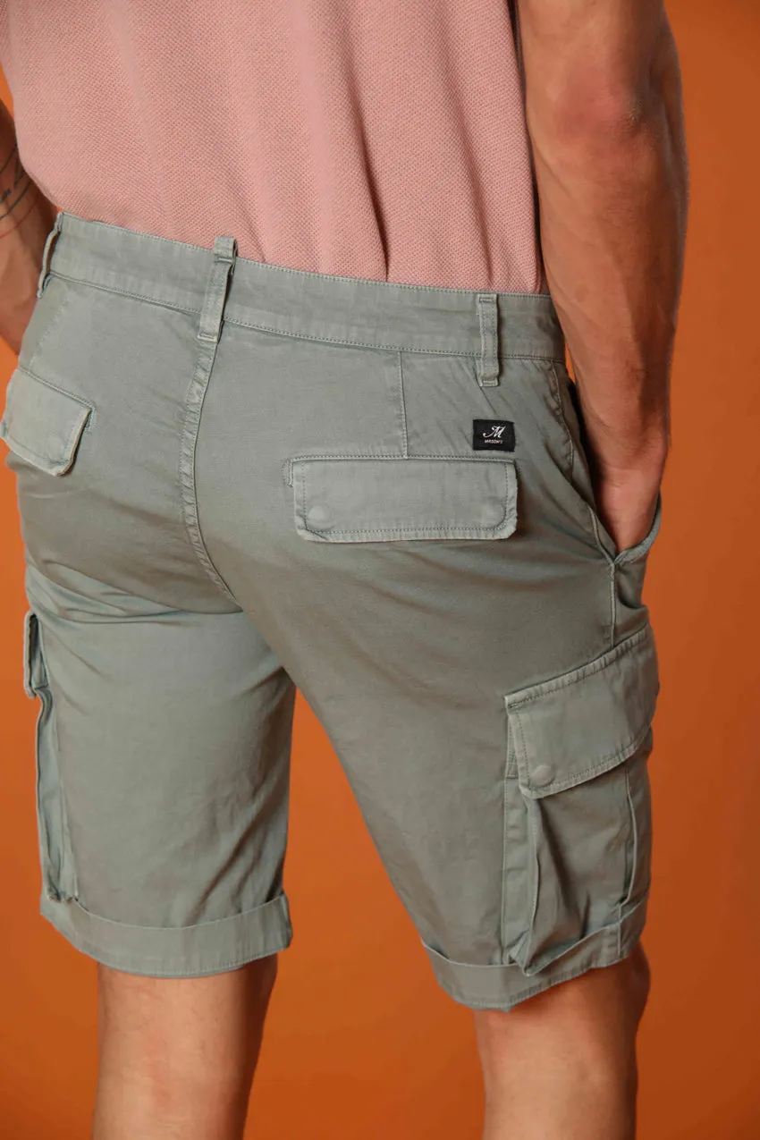 Chile men's cargo bermuda shorts in stretch satin slim fit ① sold by Mason's product image thumbnail 2