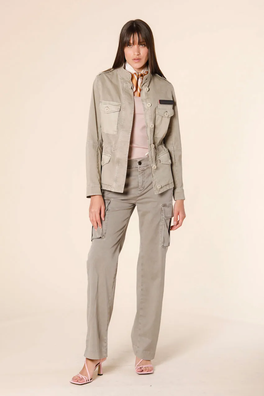Eva woman's field jacket in cotton with patch sold by Mason's product image thumbnail 4