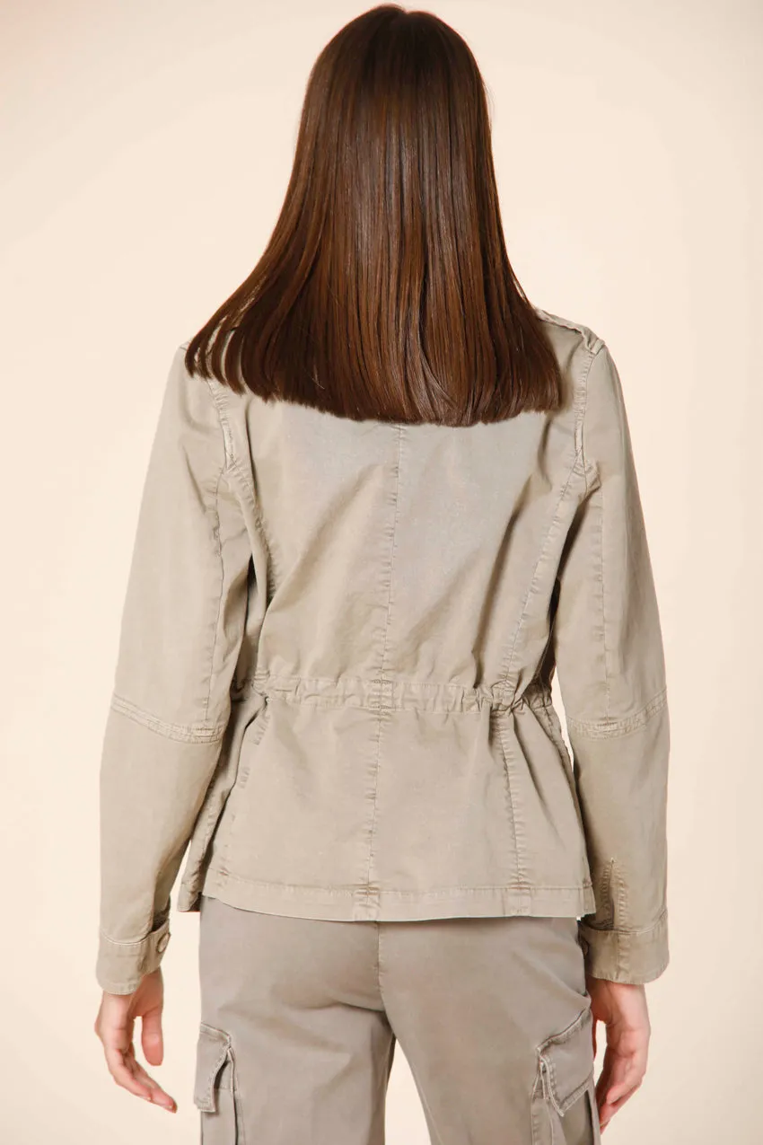 Eva woman's field jacket in cotton with patch sold by Mason's product image thumbnail 5