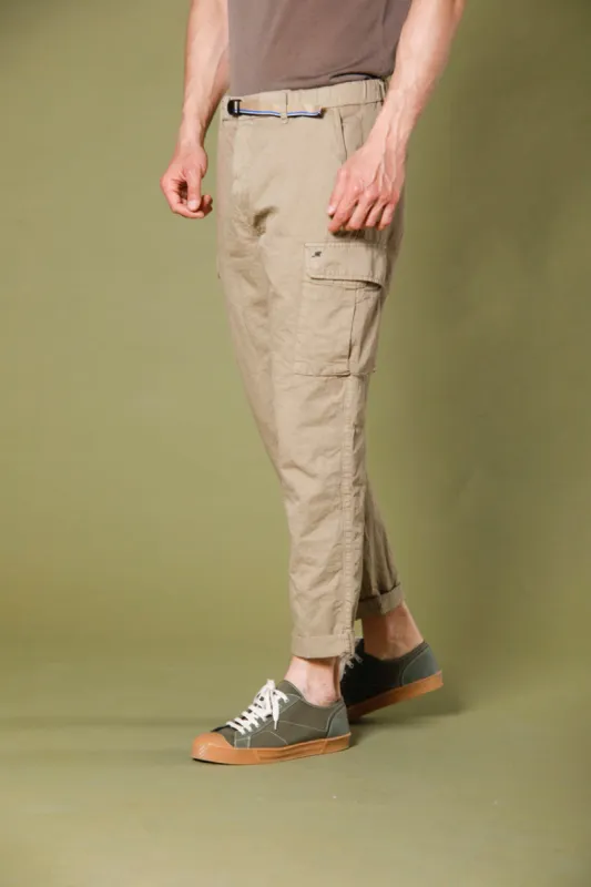 Chile Buckle men's cargo pants  in canapa cotton resca  regular sold by Mason's