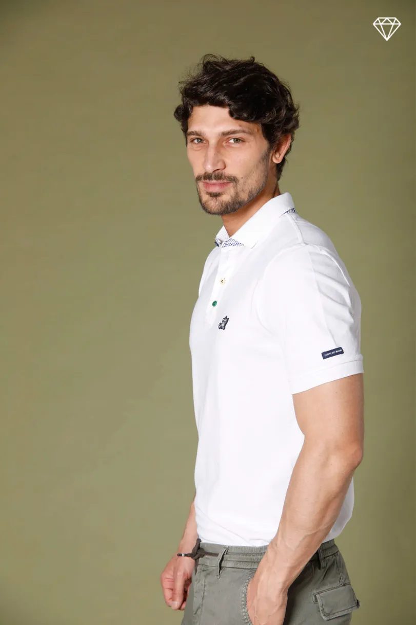 Leopardi Men's Polo in Piqué with Tailored Details ① sold by Mason's product image thumbnail 3