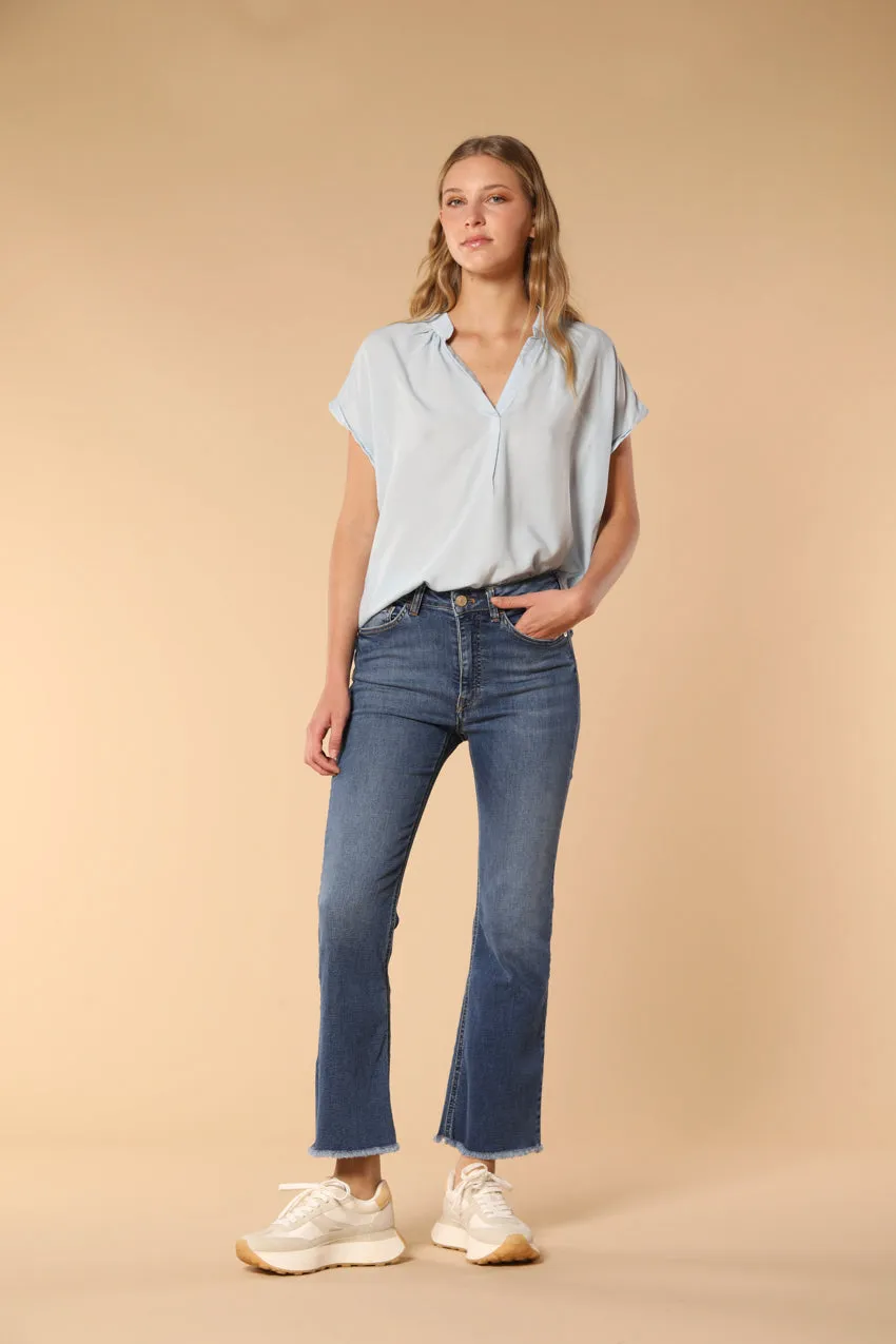 Adele MM women's short-sleeve shirt in tencel sold by Mason's product image thumbnail 3