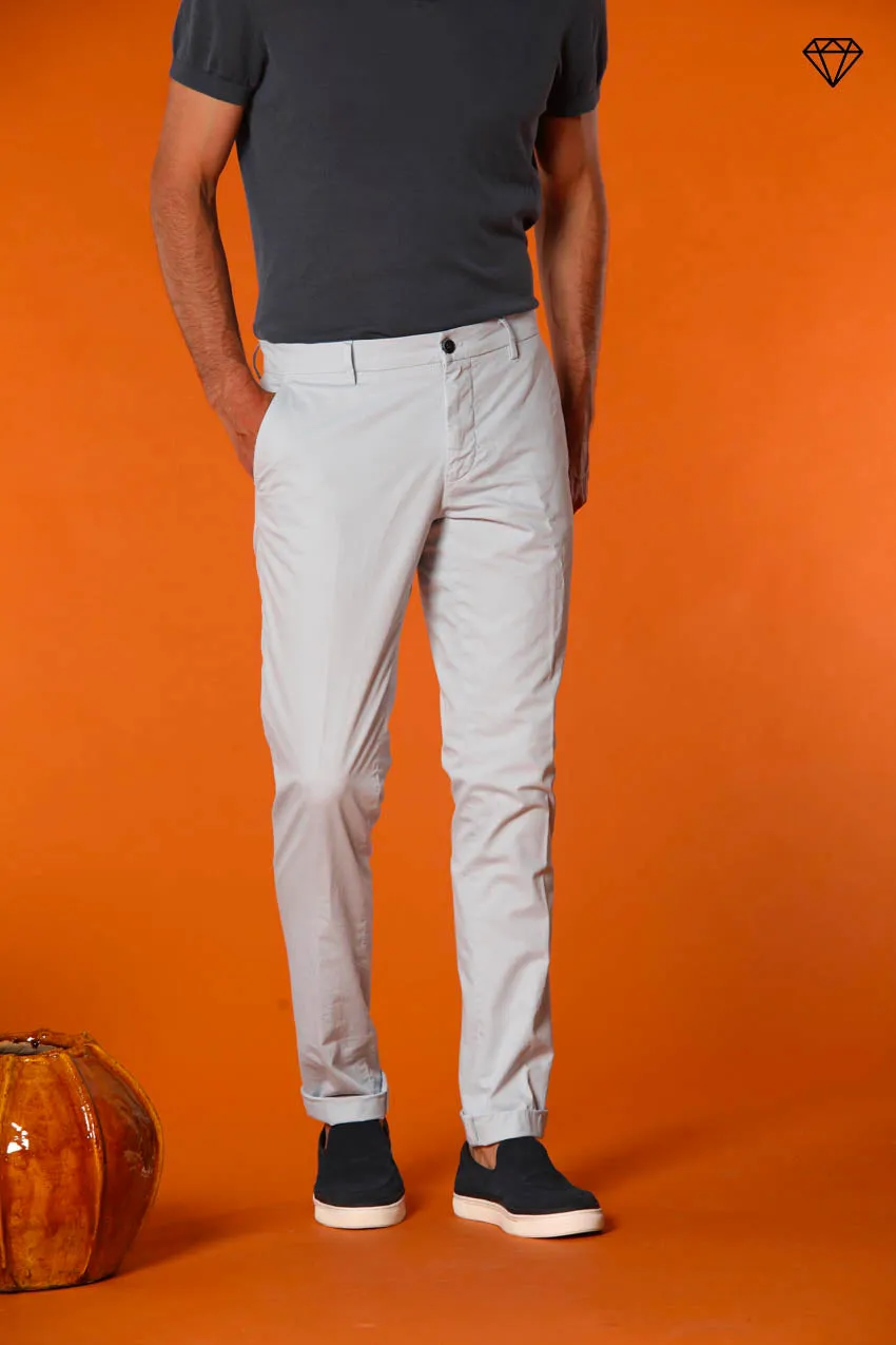 Milano men's chino pants in pima cotton extra slim fit ① sold by Mason's