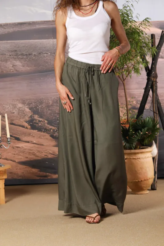 Portofino women's chino trousers in modal relaxed fit sold by Mason's