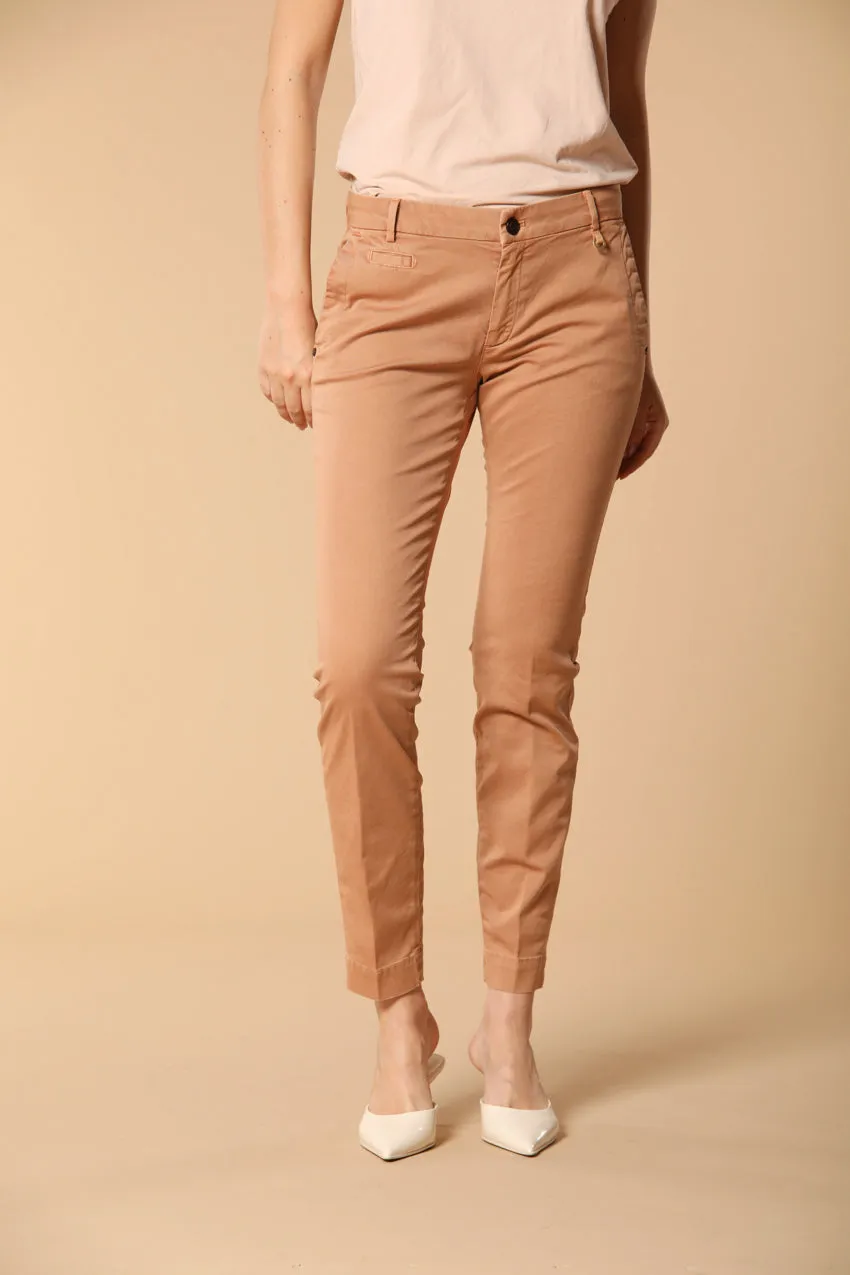 Jaqueline Archivio women's chino pants in gabardine slim fit sold by Mason's