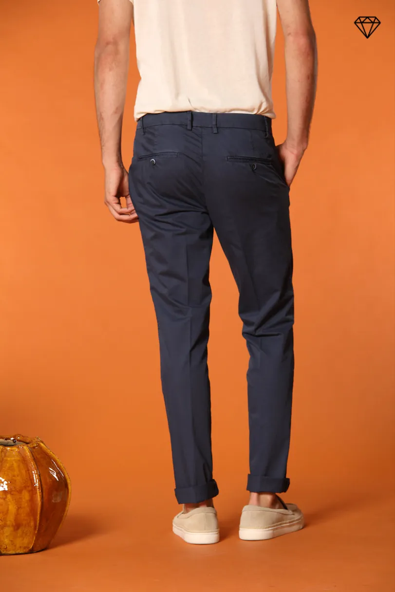 Milano men's chino pants in pima cotton extra slim fit ① sold by Mason's product image thumbnail 4