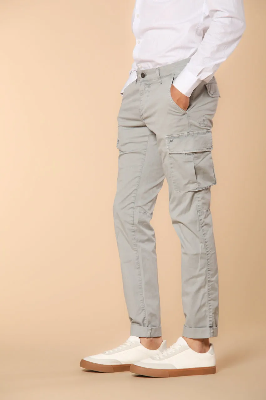 Chile Men's cargo pants in lightweight Pima cotton twill special washing Extra-Slim Fit sold by Mason's product image thumbnail 5