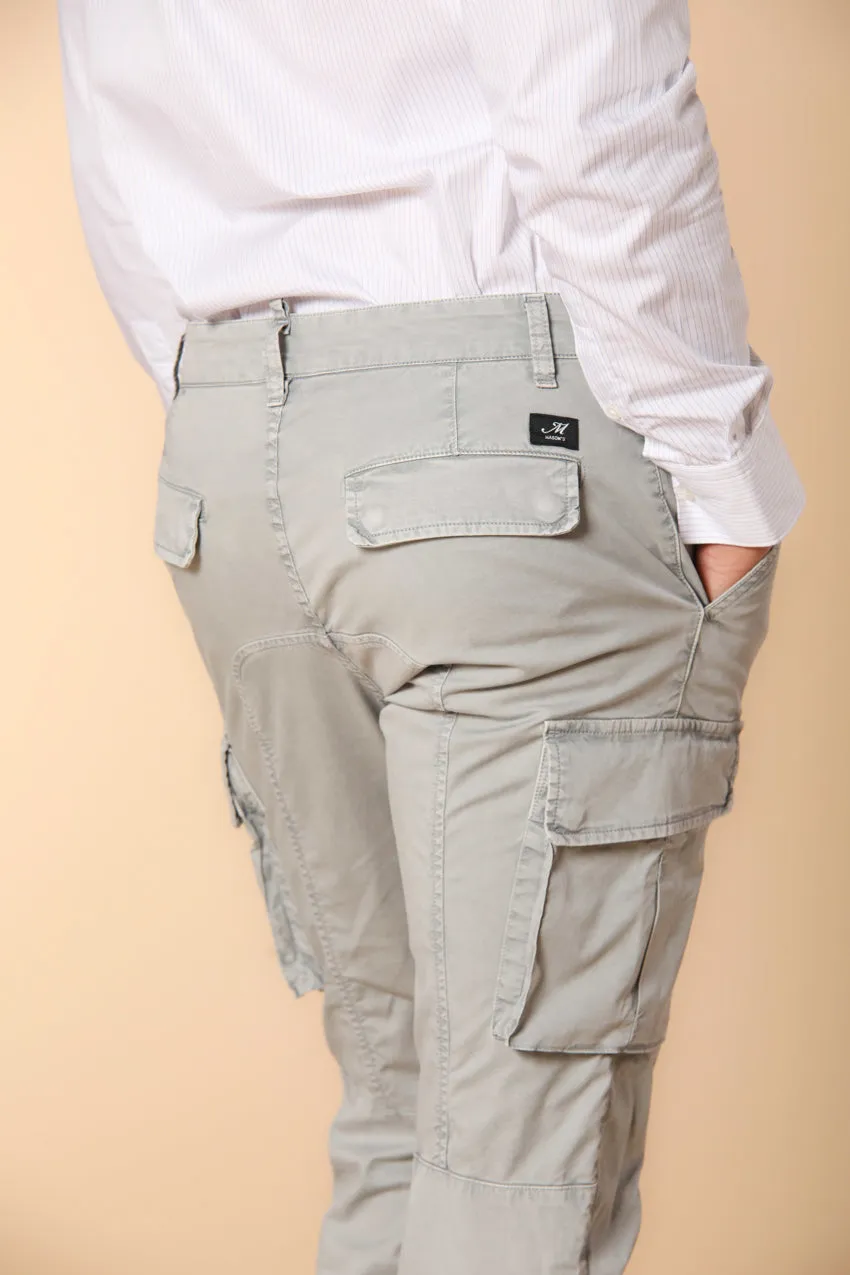 Chile Men's cargo pants in lightweight Pima cotton twill special washing Extra-Slim Fit sold by Mason's product image thumbnail 2