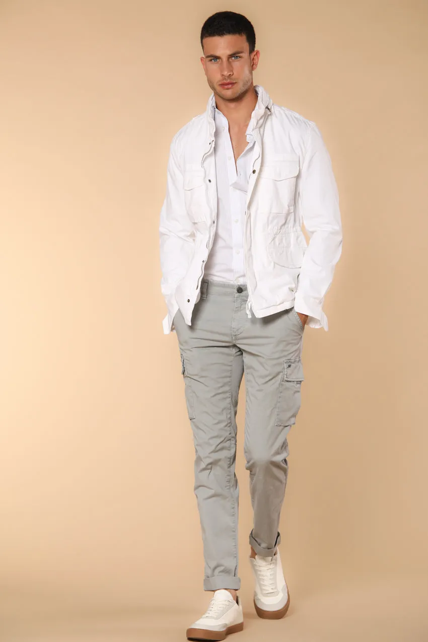 Chile Men's cargo pants in lightweight Pima cotton twill special washing Extra-Slim Fit sold by Mason's product image thumbnail 4