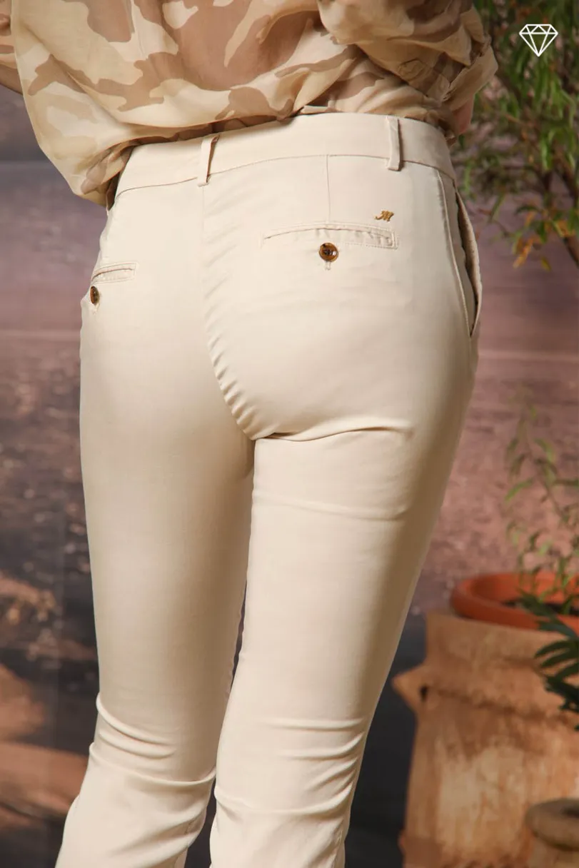 Jaqueline women's chino capri trousers in twill slim fit ① sold by Mason's product image thumbnail 2