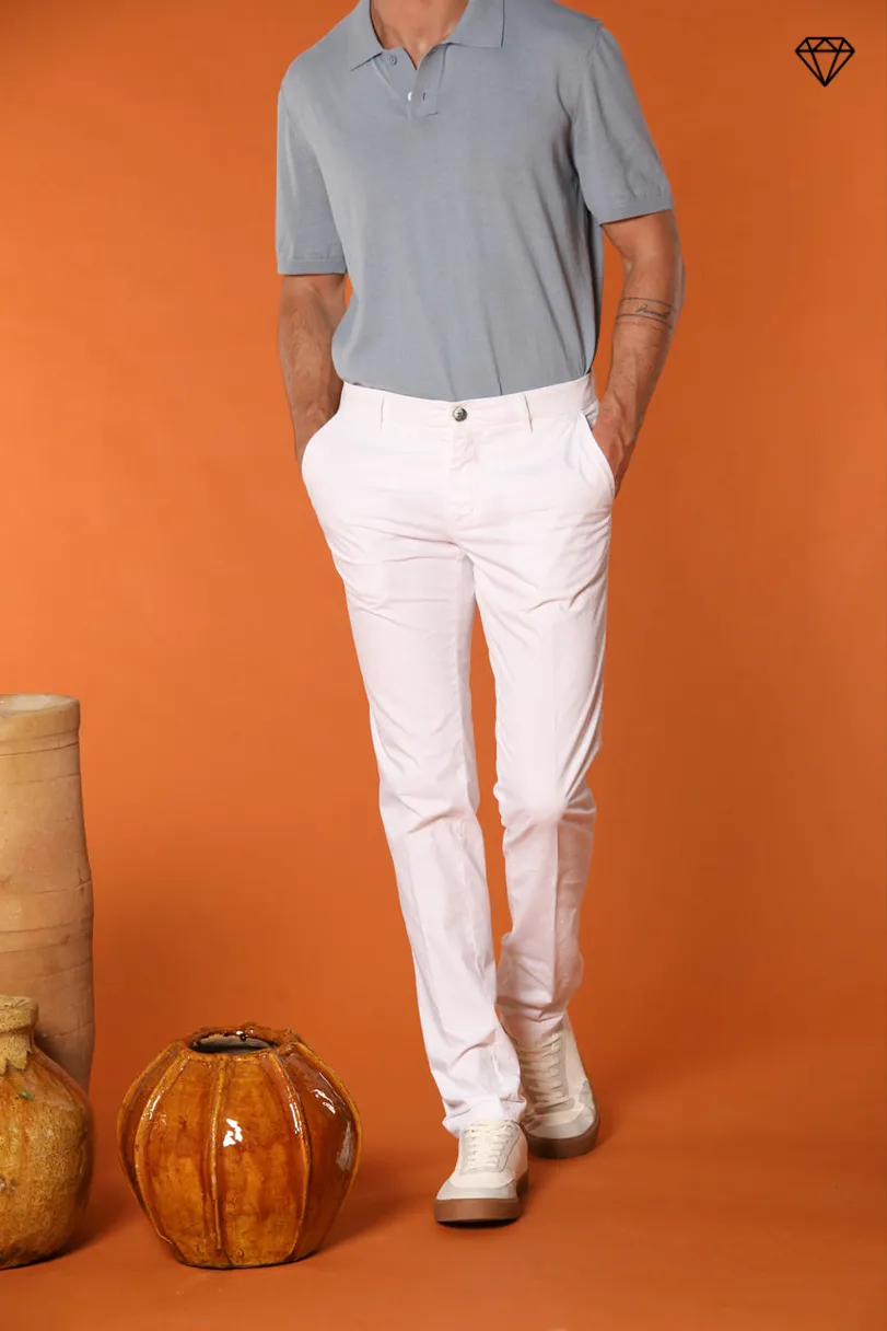 Milano men's chino pants in pima cotton extra slim fit ① sold by Mason's