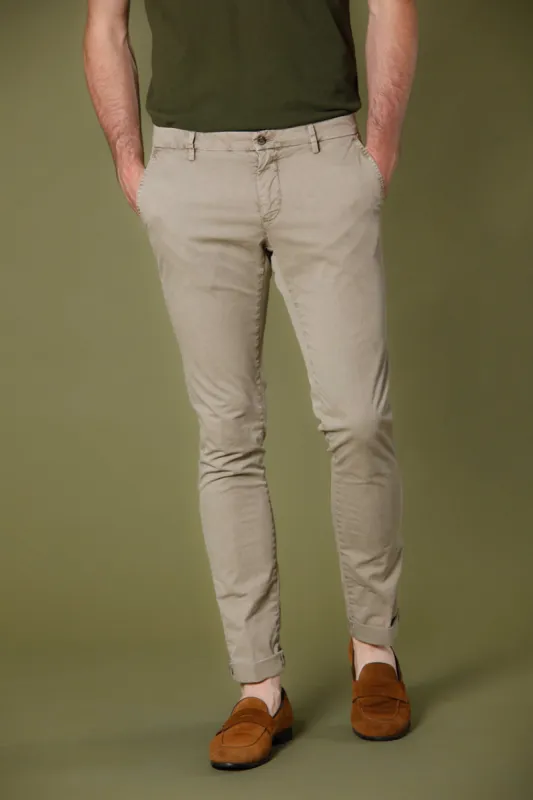 Milano Style Essential men's chino pants in stretch twill extra slim sold by Mason's