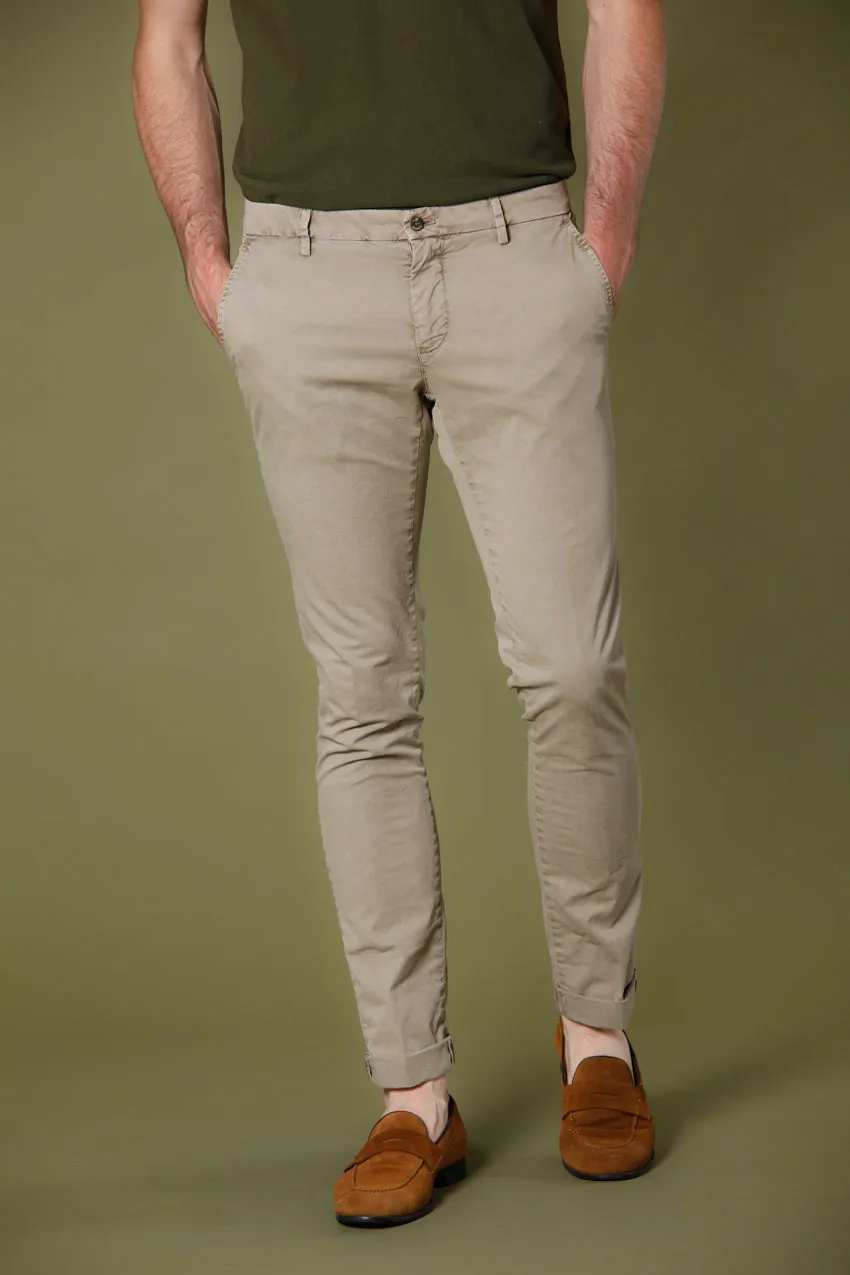 Milano Style Essential men's chino pants in stretch twill extra slim sold by Mason's