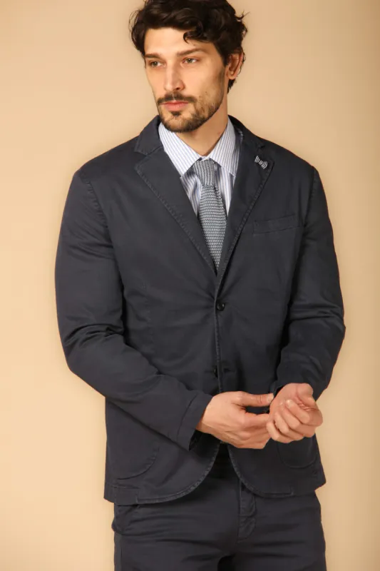 Da Vinci Summer men's blazer in cotton and tencel regular sold by Mason's