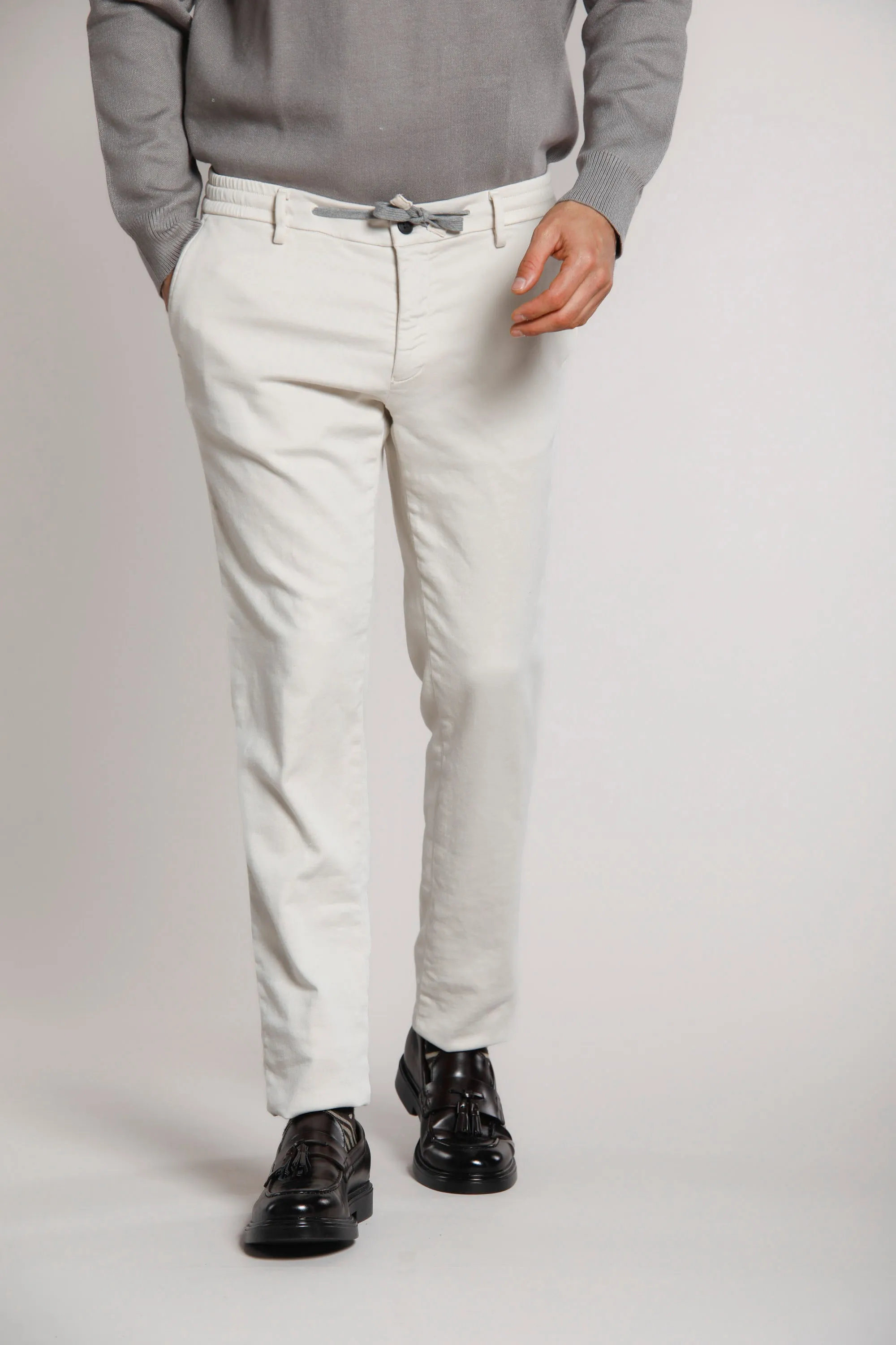 Milano Jogger man cotton chino pants extra slim sold by Mason's
