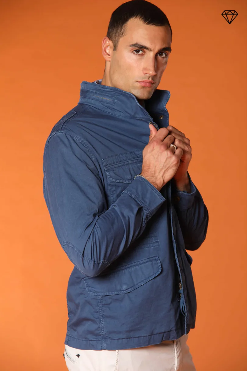 Field Jacket M74 Men in lightweight stretch Pima cotton twill ① sold by Mason's product image thumbnail 3