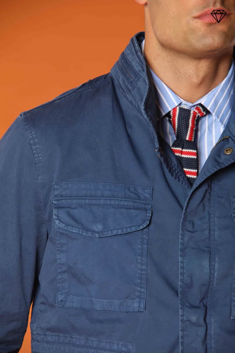 Field Jacket M74 Men in lightweight stretch Pima cotton twill ① sold by Mason's product image thumbnail 2