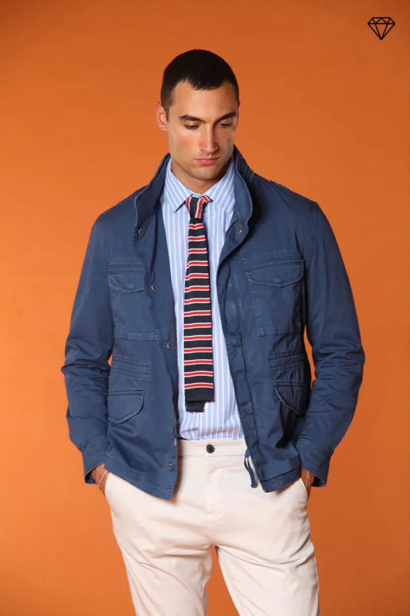 Field Jacket M74 Men in lightweight stretch Pima cotton twill ① sold by Mason's