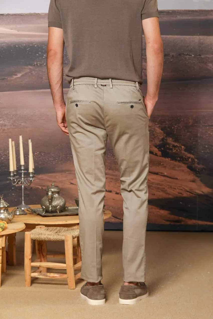 Milano Jogger men's chino jogger in cotton and tencel extra slim fit sold by Mason's product image thumbnail 5