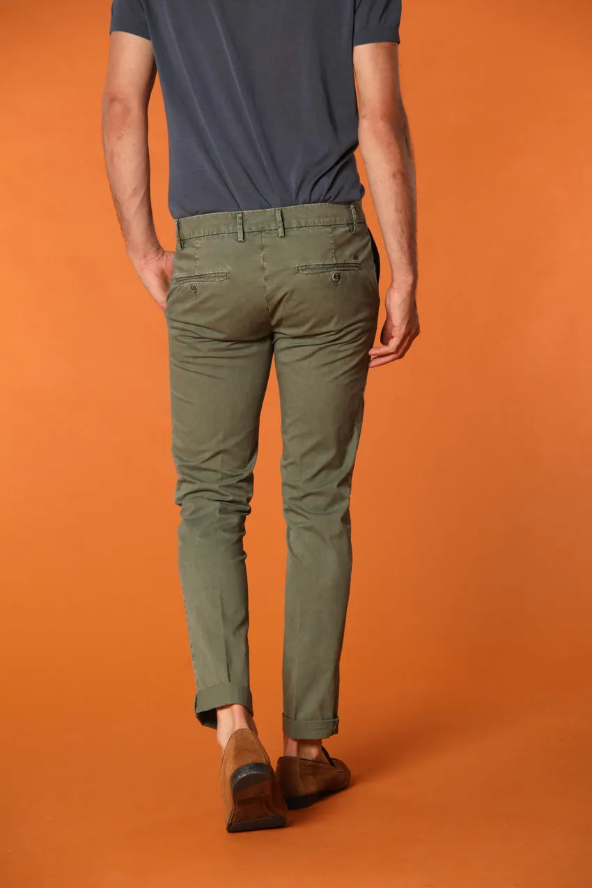 Milano Essential men's chino pants in stretch twill extra slim fit sold by Mason's product image thumbnail 5