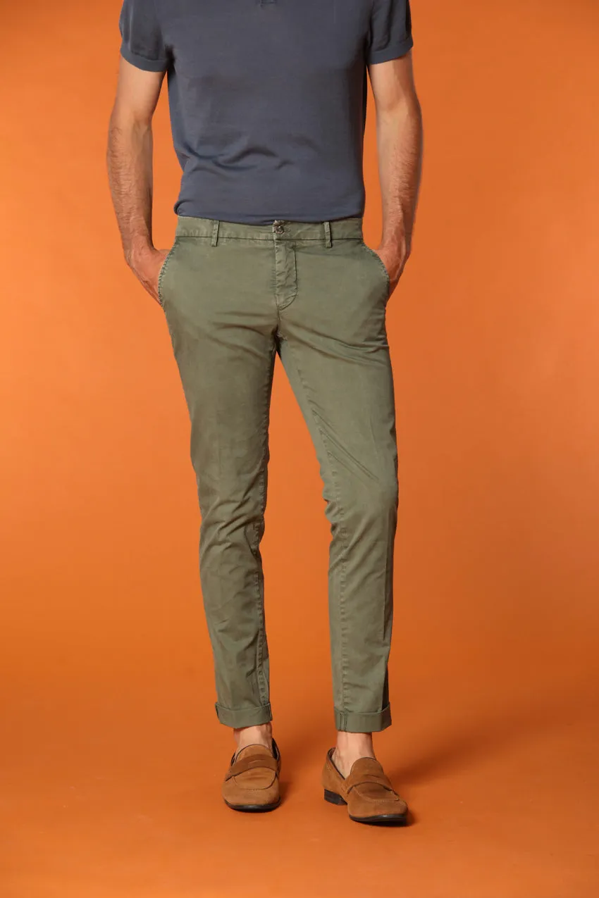 Milano Essential men's chino pants in stretch twill extra slim fit sold by Mason's