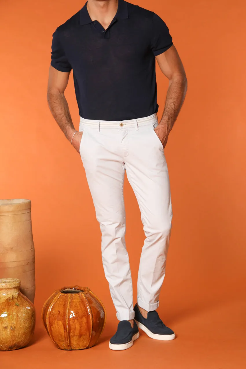 Torino Superstar men's chino pants in pima cotton slim fit sold by Mason's