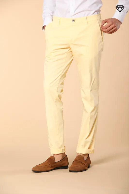 Milano men's chino pants in pima cotton extra slim fit ① sold by Mason's