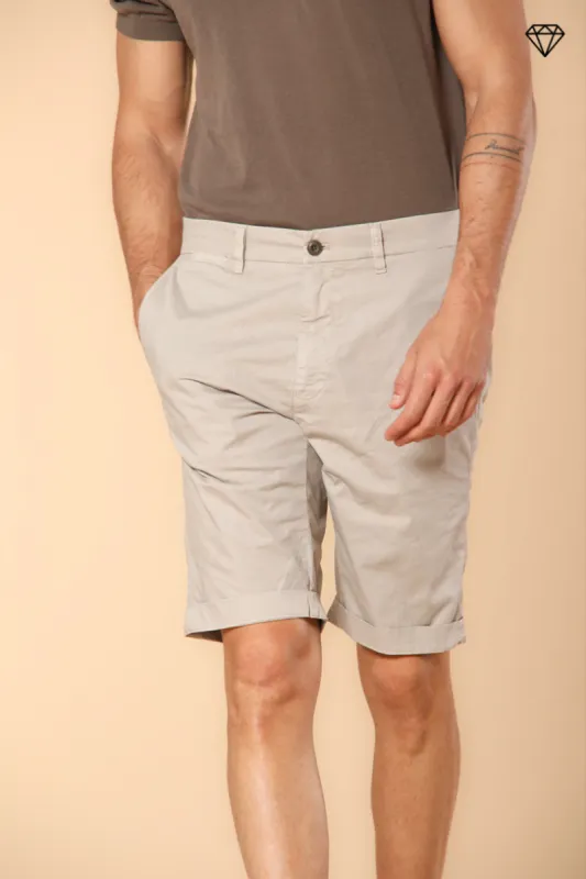 London men's chino bermuda shorts in Pima Cotton Regular fit  ① sold by Mason's