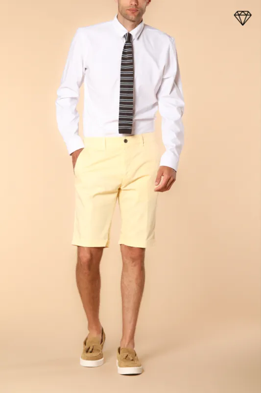 London men's chino bermuda shorts in Pima Cotton Regular fit  ① sold by Mason's