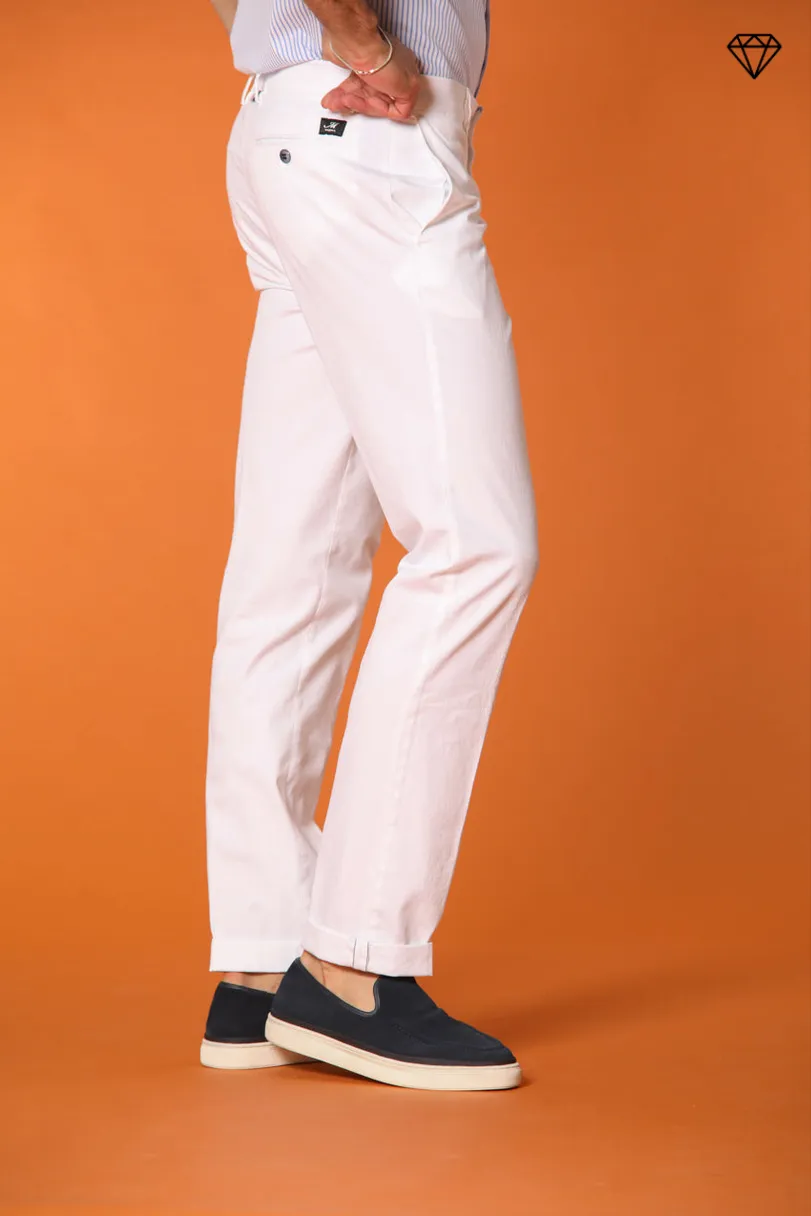 New York men's chino pants in stretch satin regular fit ① sold by Mason's product image thumbnail 4