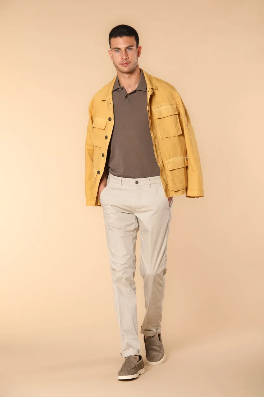 Torino men's chino pants in fine cotton and lyocell tricot slim fit ① sold by Mason's product image thumbnail 5