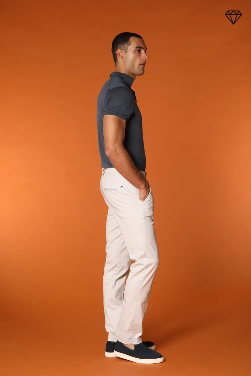 Torino men's chino pants in fine cotton and lyocell tricot slim fit ① sold by Mason's product image thumbnail 3