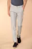 Milano men's chino pants in mouliné cotton with micro pattern extra slim fit sold by Mason's