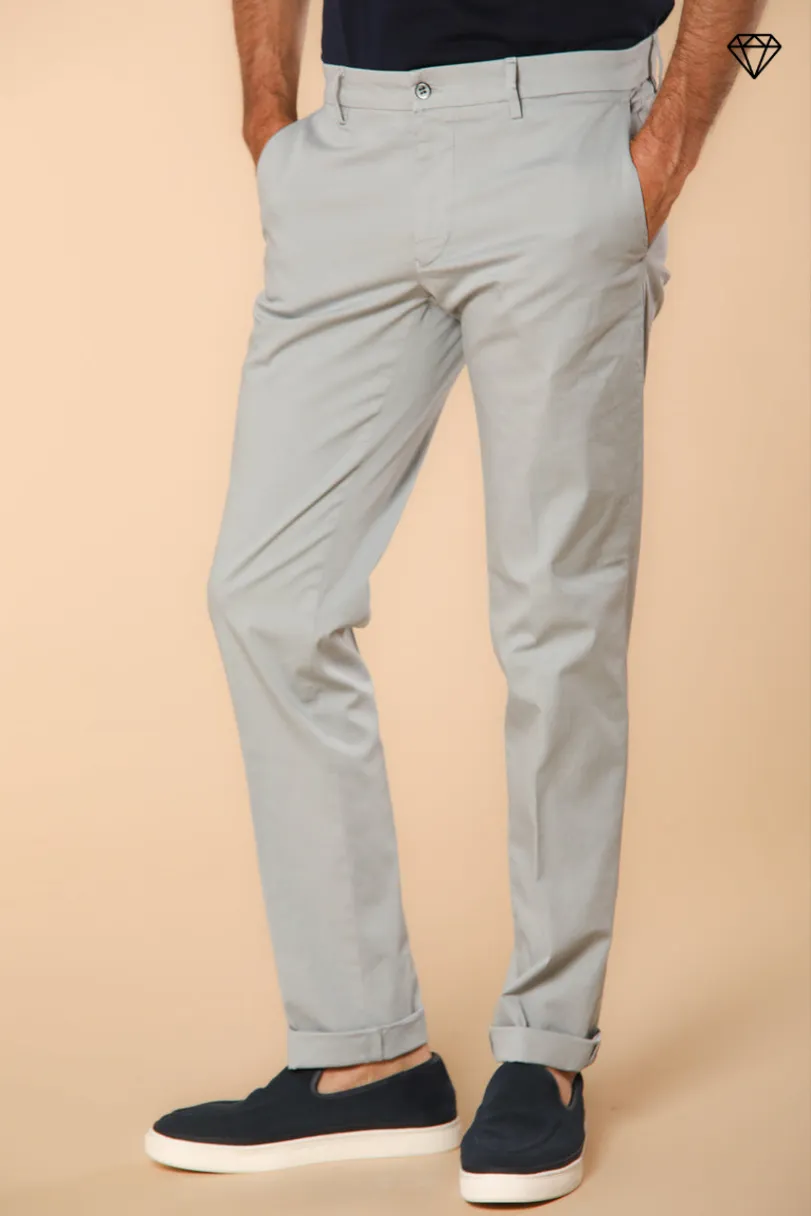 New York men's chino pants in stretch satin regular fit ① sold by Mason's product image thumbnail 3