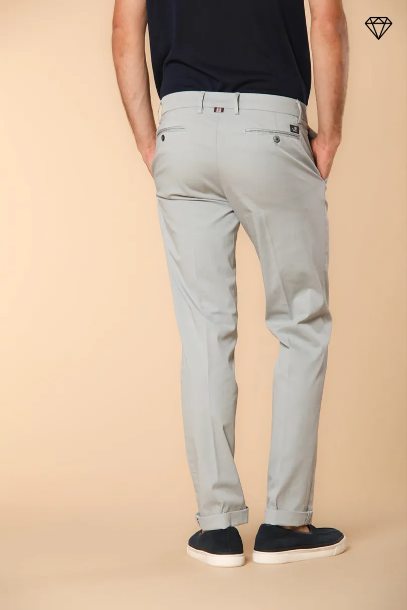 New York men's chino pants in stretch satin regular fit ① sold by Mason's product image thumbnail 4