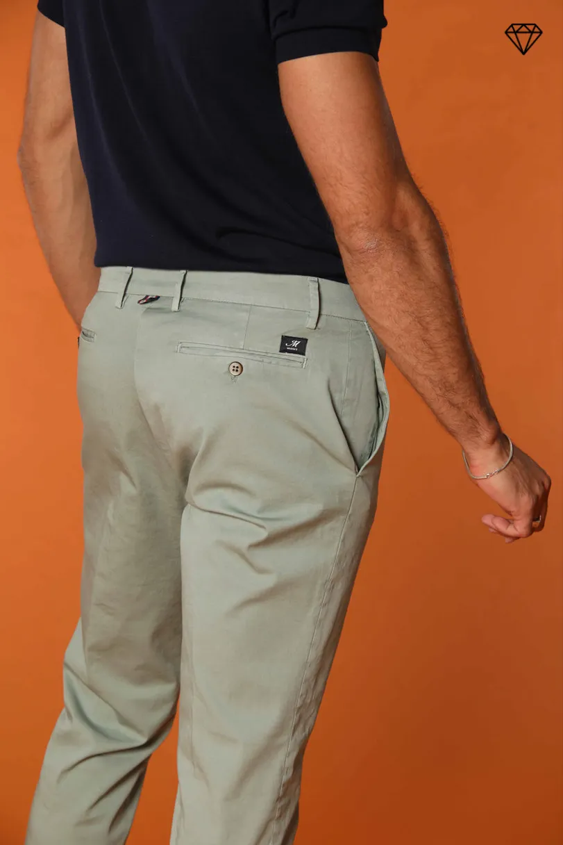 New York men's chino pants in stretch satin regular fit ① sold by Mason's product image thumbnail 2